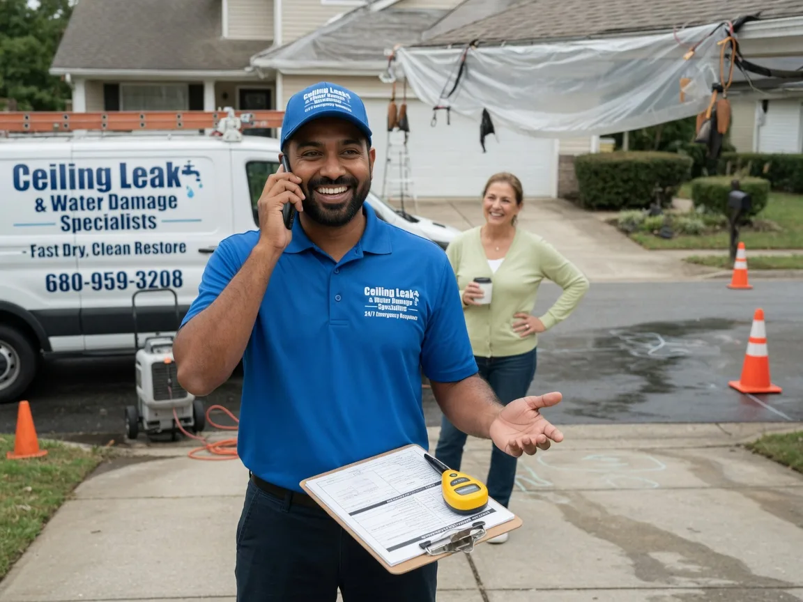 Ceiling Leak Cleanup Hesston, KS FAQs